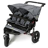 Out n About Nipper Double v4 Stroller Steel Grey by Out 'n' About