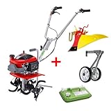 ホンダ プチな はじめてセット（ニューイエロー培土器 + らくらく車輪2型＋ガソリン携行缶５リットル缶）