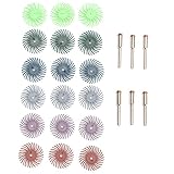 MOHOO 砥石ギャップ スリットホイール スリット研磨 ディスク 切削 ディスクセット サンディングパッド研磨パッド 研磨ディスク 隙間パッド 18pcs