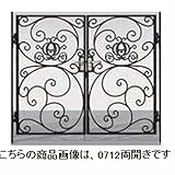 LIXIL 新日軽　ディズニー門扉　角門柱式　プリンセスA型（かぼちゃの馬車）　0812　両開き　【リクシル】 ブラック