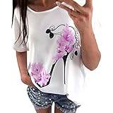 トップス レディース 夏 Kohore シャツチュニック トップス 長袖 可愛い ゆったり 体型カバー プリント 花柄 ハイヒール シンプル s-3l 大きいサイズ おしゃれ きれいめ 上着 セクシー