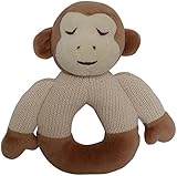 My Natural Cotton Knit Teether - Monkey - One Size - 3 Months [並行輸入品]