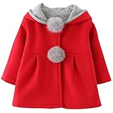 女の子 コート ジャケット 赤ちゃん 冬 コットン 暖かい