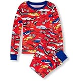 THE CHILDREN'S PLACE(ザ・チルドレンズプレイス) ロングスリーブレースカープリントトップ&パンツパジャマセット スリープウェア 16歳【並行輸入】