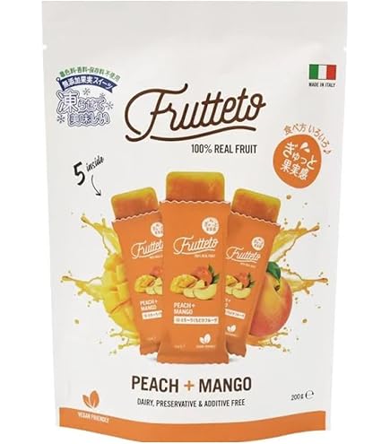Amazon.co.jp: FRUTTETO フルッテート ピーチ＆マンゴー 1袋(40g×5