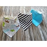 6 # 3pcs-baby-boy-girls-kids-bandana-bibs-saliva-towel-dribble-triangle-head-scarf