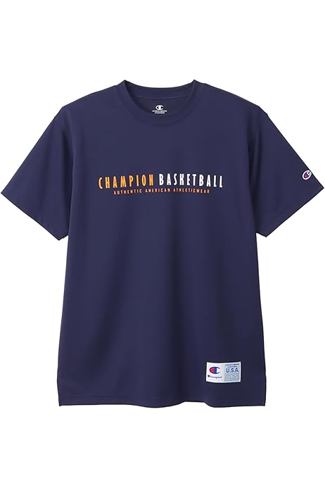 Amazon.co.jp: [チャンピオン] Tシャツ 半袖 丸首 抗菌防臭 速乾 