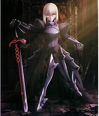 Amazon 一番くじ 劇場版 Fate Stay Night Heaven S Feel 劇場公開記念 C賞 セイバーオルタ ビジュアルクロス アニメ 萌えグッズ 通販