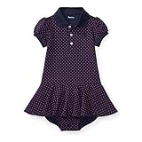 ラルフローレンの子供服　POLO　RALPHLAWREN　ベビー　女の子ツーピースセット　８０ｃｍ [並行輸入品]