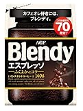 AGF ブレンディ エスプレッソ袋 140g 【 インスタントコーヒー 】【 水に溶けるコーヒー 】【 カフェオレ 好きに 】【 詰め替え 】