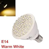 E14 1.5-2.5W 38 Led Warm White Led Spot Light Lamp Bulb 110-240V (Usa)