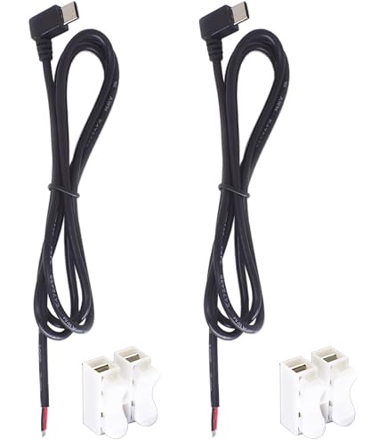 Kurzes USB-C Auf 4-Pin Lötkabel Für DIY-Projekte – 5V/3A, 11 Zoll, 2 Stück