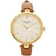 [ケイトスペード] 時計 レディース ホランド 34mm クォーツ KATE SPADE ホワイト／ブラウン KSW1156 [並行輸入品]