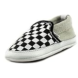 (バンズ) Vans Slip-On Crib ベビー 米国 4 ブラック スニーカー [並行輸入品]