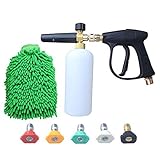 DUSICHIN DUS-006 3000 PSI High Pressure Washer Gun, M22 Thread, Snow Foam Lance, Snow Foam Cannon wi