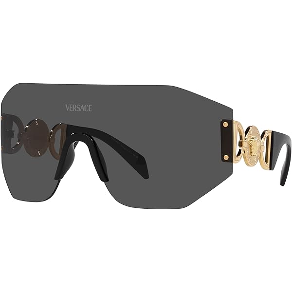 VERSACE シルバー サングラス Amazon | Versace VE 2243 男性 サングラス RUTHENIUM/GREY 43