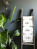 Anora Cotton Baby Swaddle Blankets(2)??White & Green Color??Made with Organic Cotton; Soft and Light
