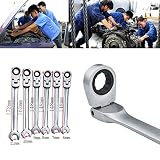 Hongxin 6 – 11 mm open-ring Spanners Ratcheting組み合わせハンドツールレンチキットリバーシブルCombination Stubby Ratchetレンチラ