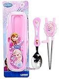 Disney Frozen Kids Training Chopsticks Spoon Case Set by Lilfant