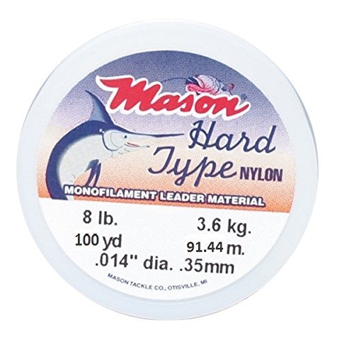ツリグラ Mason Hard Type Nylon, Monofilament Leader Material, 3.6kg. Test