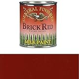 General Finishes QBR Milk Paint, 1 quart, Brick Red [並行輸入品]