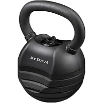 Amazon | 可変式ケトルベル 4.5kg～13.6kg Pure Series ブラック 5段階