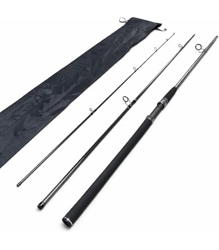 Amazon.co.jp: 11フィート (3.3m) スピニングロッド 3ピース (MH) 投げ
