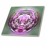 3dRose ct_128226_1 Decorative Colorful Garden Botanic Paperweight Globe Abstract Flower Sw Southwest