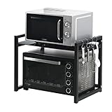 GYP キッチン用ガラスシェルフ、キッチン用収納ラック電子レンジオーブン収納キャビネットスパイスラックオーブンラックポットラック収納棚60 * 40 * 47CM ( 色 : 60*40*47CM )