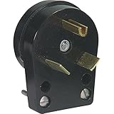 Eaton 83-BOX 30-Amp 2-Pole 3-Wire 125-Volt Heavy Duty Grade Angled Power Plug, Black [並行輸入品]