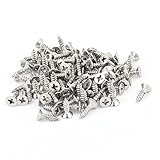 uxcell　セルフタッピングねじ　ファスナー　3.5mm x 13mm　皿頭クロスヘッド　100個入り