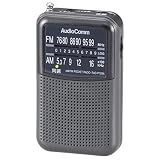 Audio Comm 2バンドカラーラジオ P120 グレー RAD-P120N-H