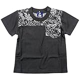 《初夏盛夏対応》 BateauBleue(バトーブルー) 天竺ヨーク切替リーフPt半袖Tシャツ 110cm /Ca NO.AH-1651307