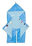 Freekidds Couverture Nomade Tendance Snoozebaby Bleu Ciel 80 x 80 cm