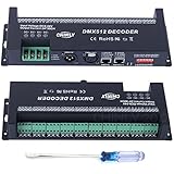 CHINLY 30 channel DMX 512 RGB LED strip controller dmx decoder dimmer driver DC9V-24V 2A/CH (30CH DM