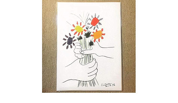 旬新作続々入荷 インテリアポスター ピカソ 花束を持つ手 Picasso At1 63cb3e17 お気にいる Feb Ulb Ac Id