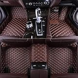 トヨタ プリウス 60系 専用 フロアマット 3D設計 PUレザー製 車 マット 保護力 お手入れ簡単 運転席 助手席 カーマット 車内汚れ防止 【2023年1月～】(ブラウン)