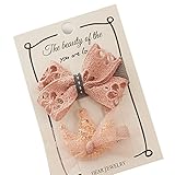 RoRykon 子供 髪飾り ヘアアクセサリー ヘアクリップ キッズ 女の子 髪飾り リボン 発表会 かわいい お呼ばれ お出かけ 結婚式 (デザイン２)