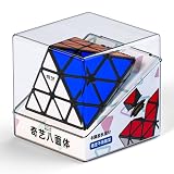 Bucubke QY FTO オクタヘドロン 磁石なし正規品フェイスターニング 正八面体 磁石なしキューブスピードブラックコア