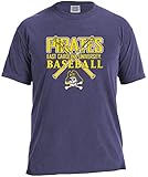 NCAA East Carolina Pirates Baseball Bats半袖快適カラーTシャツ、スモール、グレープ