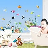 100 pc ZY 2011 水生植物 1 ロット水中子供の部屋の装飾の養樹園の壁ステッカー 2011 年魚。ホームステッカー赤ん坊部屋の家の装飾壁画 2.5
