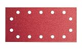 Bosch 2609256166 115 x 280mm Sanding Sheet for Orbital Sander with 14 Holes/ Clamped/ Grit-60 (10 Pi