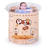 KTYX ブラケットスイミングプールの家の大きな赤ちゃんの絶縁スイミングバケット 浴槽 (色 : ブラウン ぶらうん)