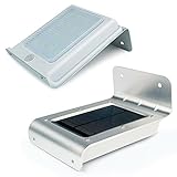 Uniquefire 2x 第二世代の平面16LED廊下ボディセンサーライトソーラーライト城の壁の燭台のランプハウスの入り口の周りの省エネランプ夜の光ホールの屋根/ガーデニング/庭/屋外照明