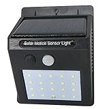 ソーラーライト、20 LED USTONによるモーションセンサーウォールライト、明るいセキュリティ夜間照明自動オン/オフ、木、パティオ、庭、庭、ドライブウェイ、階段、プールエリアのための防水無線ソーラ