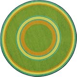 Joy Carpets Kid Essentials Ripples Misc Sold Color Area Rugs 46-Inch by 64-Inch by 0.36-Inch Retro [