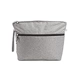 7 A.M. ENFANT Clutch Bag, Heather Grey, Large by 7A.M. Enfant