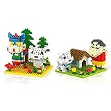 Gooband ® 2個パックLoz Nanoblockクレヨンクレヨンしんちゃんコレクション合計590pcs