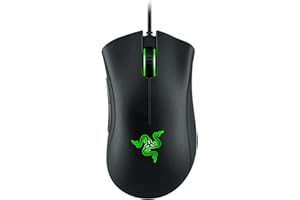 Razer DeathAdder Essential Gaming Mouse: 6400 DPI Optical Sensor - 5 Programmable Buttons - Mechanical Switches - Rubber Side Grips - Classic Black