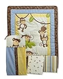 CoCo & Company Monkey Time 4 Piece Crib Bedding Set by CoCo & Company [並行輸入品]